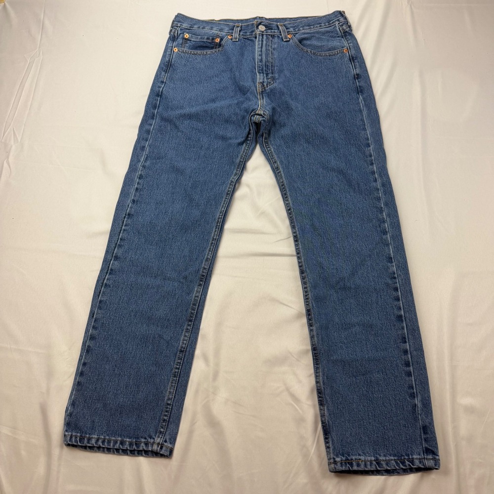 Levi's 505 Regular Fit Jeans Men 33x30 Blue Straight Leg Denim 00505-4891